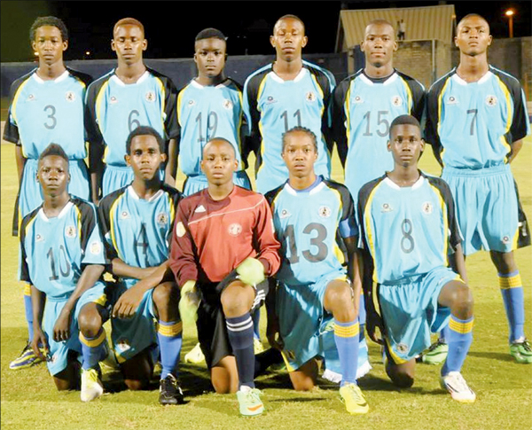 St. Lucia under - 17 football team (Photo Anthony De Beauville)