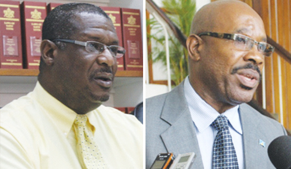 CASTRIES North MP, Stephenson King and Castries Central MP, Richard Frederick