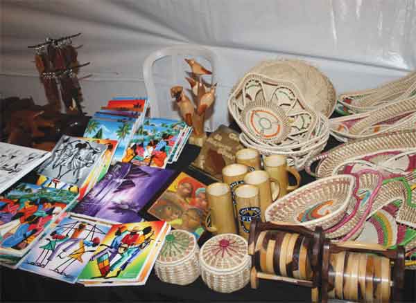 FLASHBACK: Items on display at last year's Arts and crafts exhibition.