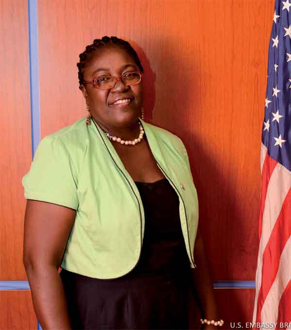 Basilla Joseph, Principal of the Vieux Fort Special Education Centre in St. Lucia is participating in the U.S. Department of State's International Visitor Leadership Programme.
