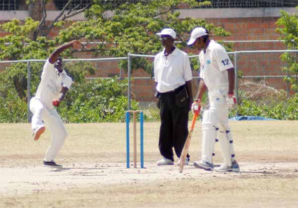 Gros Islet left arm orthodox left arm spinner Millan David finished with 7 for 26 against Anse la Raye (Photo: Anthony De Beauville)