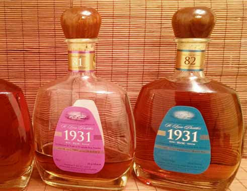 St. Lucia Distillers 1931 line of products.