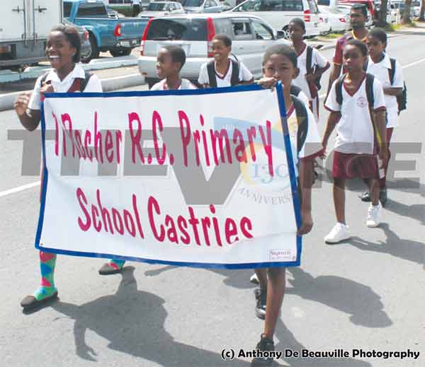 Image: Ti Rocher R.C. Primary well represented. (Photo: Anthony De Beauville)