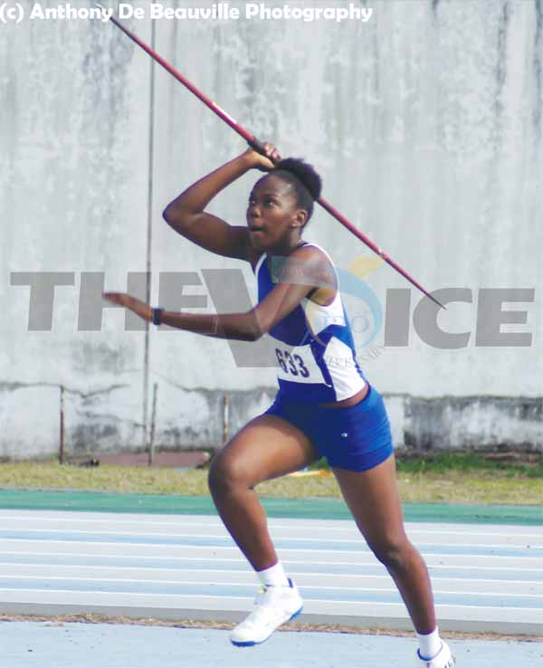 Bronze medal in javelin and silver in the shot putt for Rochelle Etienne(Photo: Anthony De Beauville)