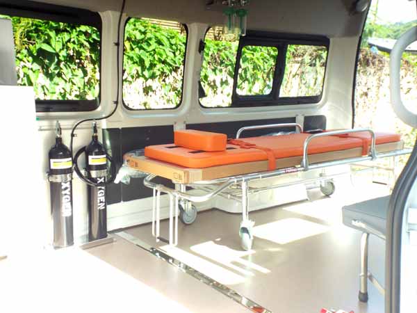 Image: An Inside view of the New ambulance