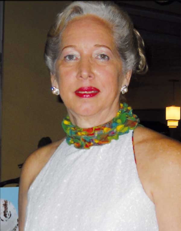 Image: Paula Calderon, President of the St. Lucia Sickle Cell Association