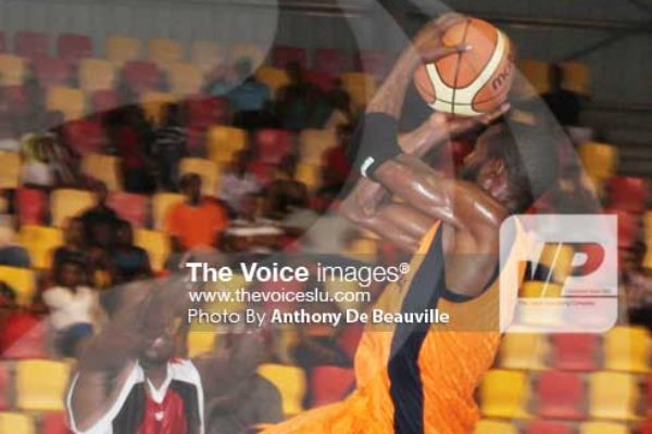 Image: Ron Dumurville one of the players from Castries playing in the SCBL. [PHOTO: Anthony De Beauville]