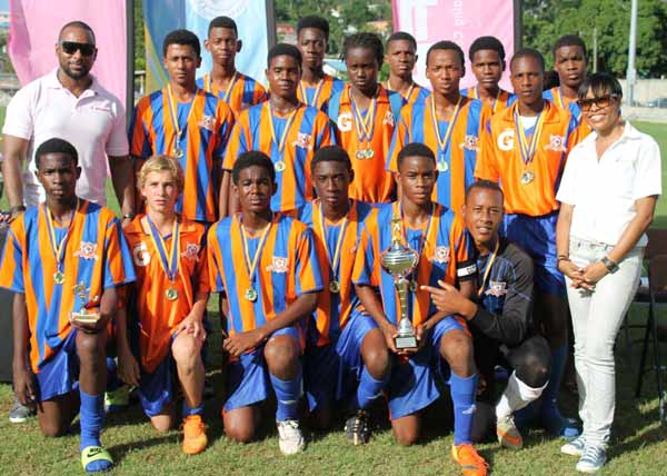 Image: Valley Soccer Academy Under 17 champions (PHOTO Castries Football Council)