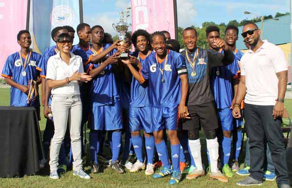 Image: Valley Soccer Academy Under 19 champions (PHOTO Castries Football Council)