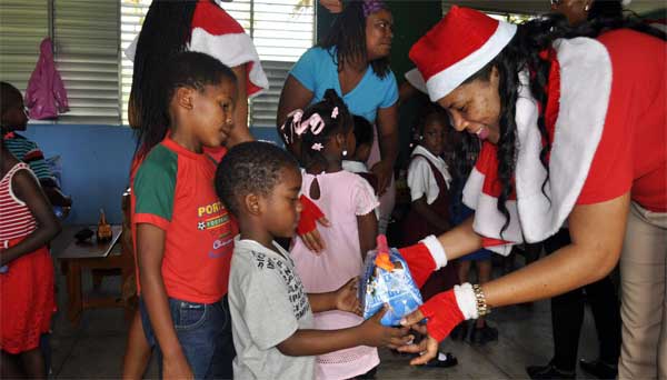Senior Citizens and children alike all came in for attention from Coconut Bay.
