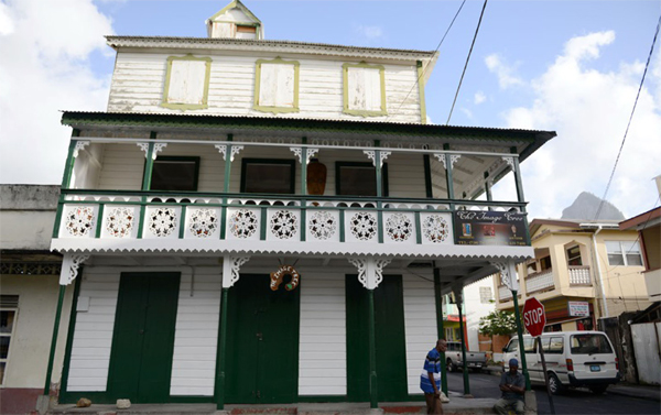 One of the historical Soufriere buildings