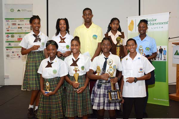 Image: Winners at this year's JA St Lucia Awards Ceremony