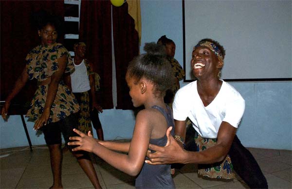 Image: Dancing and poetry were part of the Literary night.