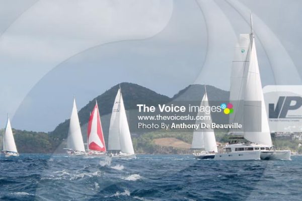 Image: World ARC 2015 sailing out of Rodney Bay (Photo By Anthony De Beauville)