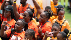 Enthusiastic audience