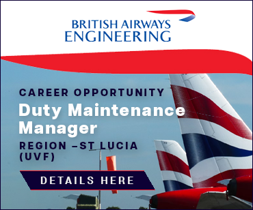 British Airways Engineering is seeking a qualified individual for the position of Duty Maintenance Manager. Tap/click here for details.