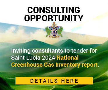 Seeking tenders for St. Lucia 2024 GHG Inventory Report Consultancy. Tap/click here for details.