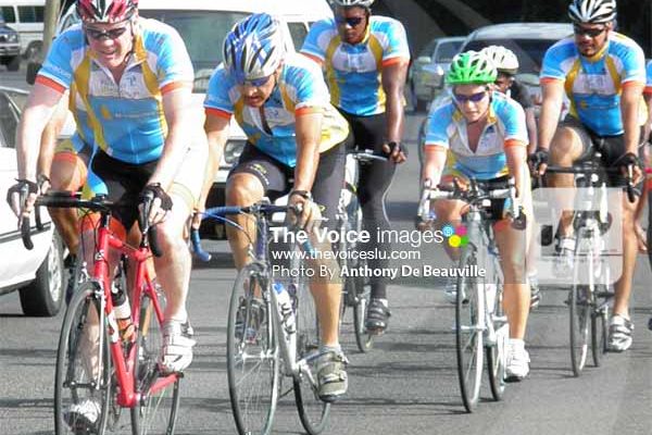 Image: Some members of the Project Breakaway Cycling Team in action..(PHOTO: Anthony De Beauville)