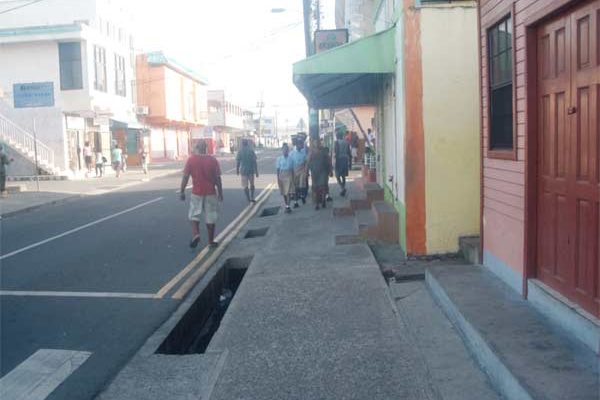 Image: Clarke Street, clear of Vendors.