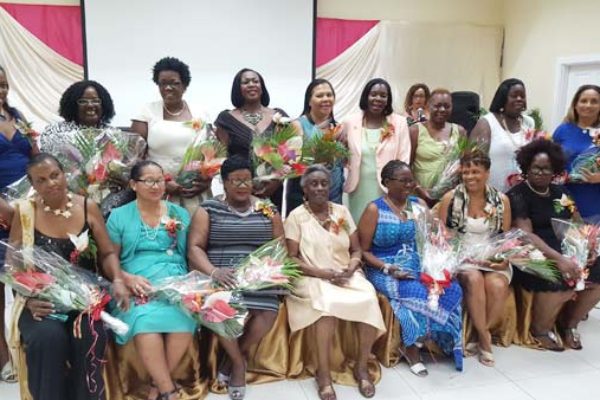 Image: Gros Islet Women’s Day Awardees.