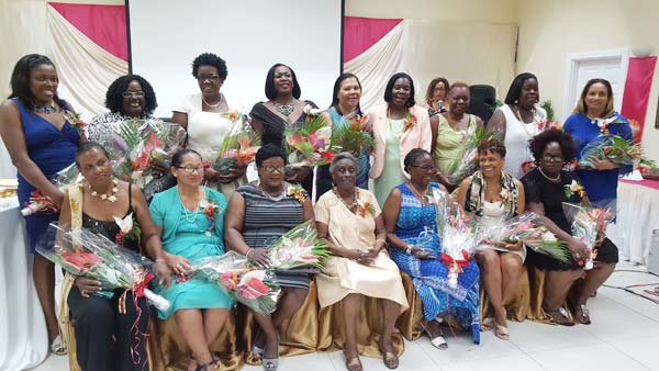 Image: Gros Islet Women’s Day Awardees.