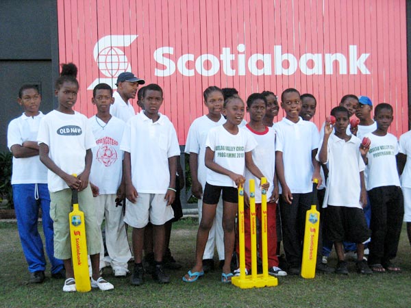 Kiddy Cricketers in St. Lucia