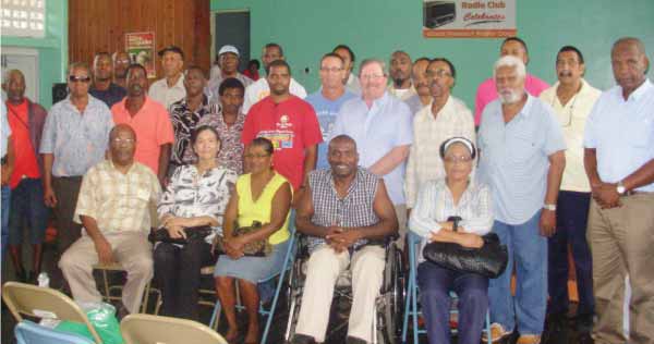 Image: Members of the St. Lucia Amateur Radio Club