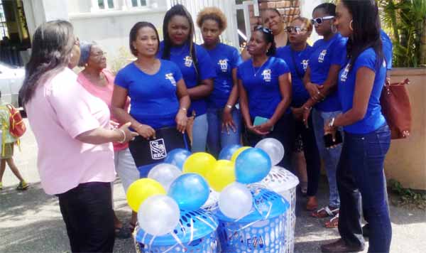 Image: RBC employees at Gros Islet.