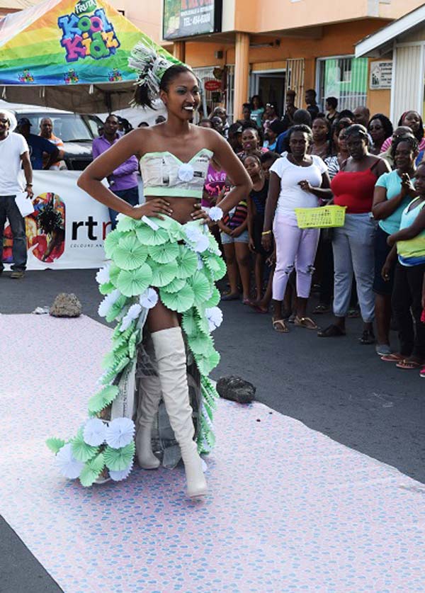 Image: Fashion by Imani models at Vieux Fort Community Festival