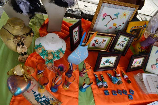 Image: Locally crafted arts and craft at Artists’ Market