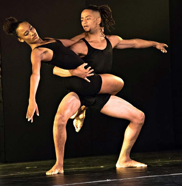 Image: Roxanne Didier-Nicholas and Shem Heliodore perform a contemporary duet “Hold On To Life”