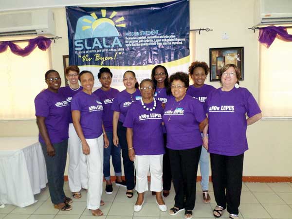 Image: Those in the front line in the fight against Lupus