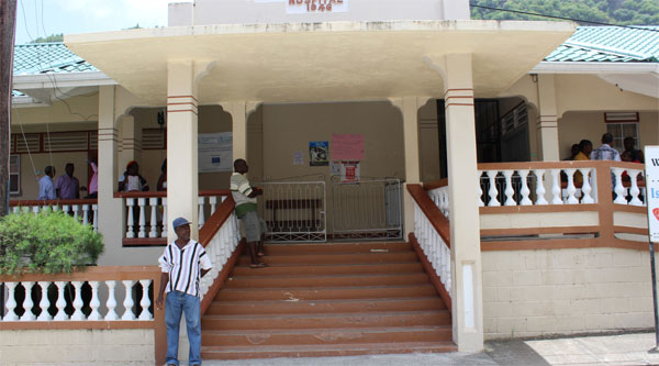Image: The 70 year old Soufriere hospital.