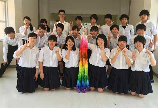 Image of Japanese students.
