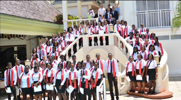 img: Sandals St. Lucia HTP graduation.