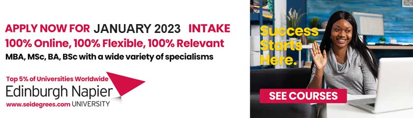 Tap/click here to apply now for January 2023 intake at Edinburgh Napier University