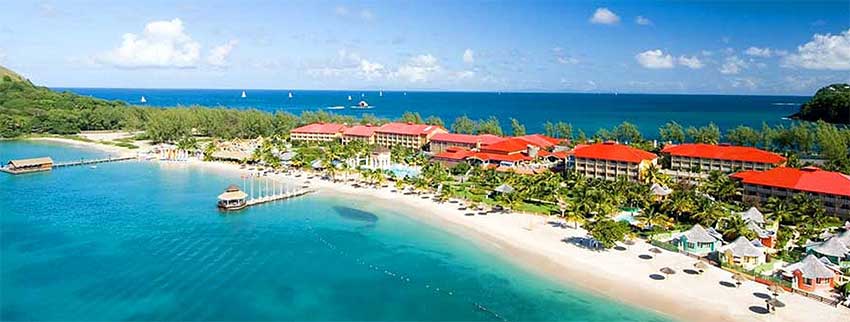 Image of the Sandals Grande in St. Lucia
