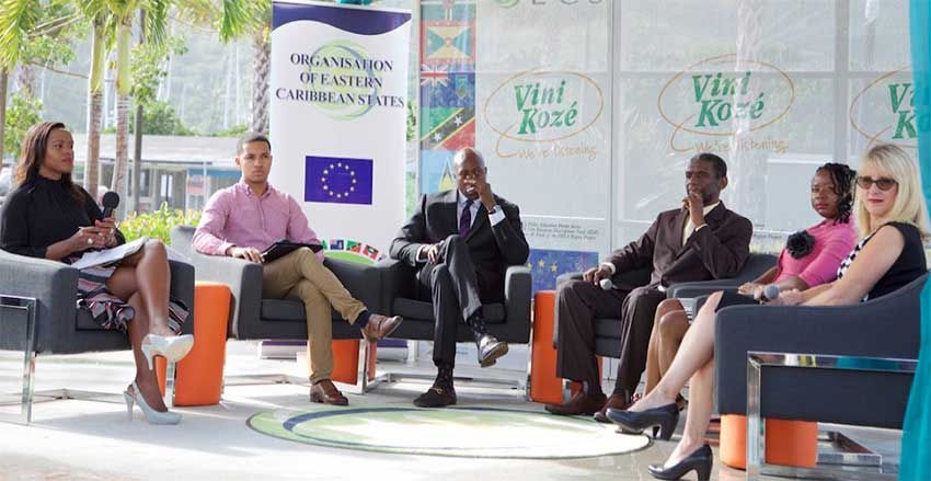 Image of Panellists at the ViniKoze Forum on education held in the British Virgin Islands.