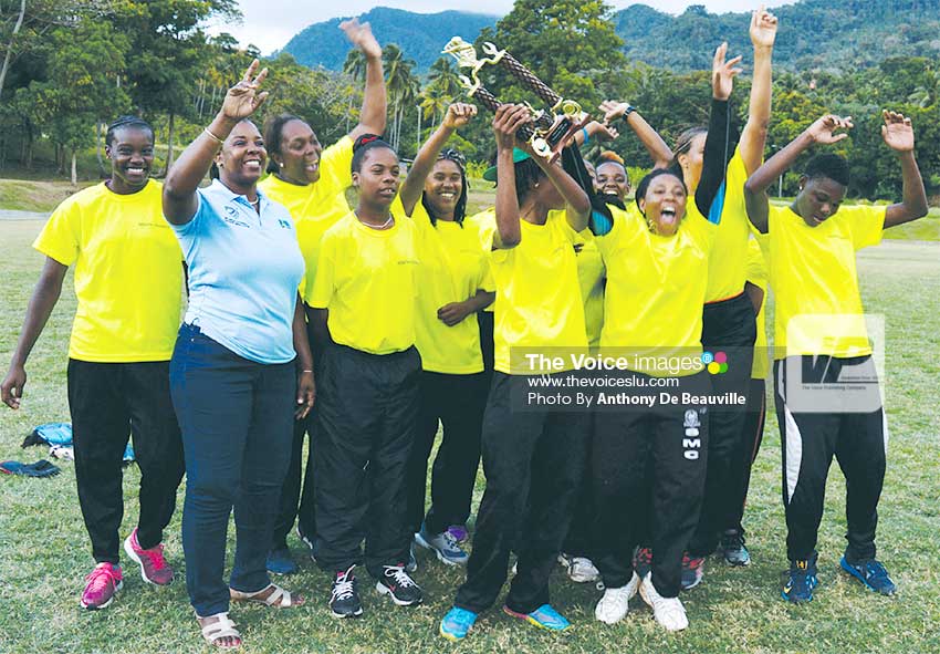 Image: Winning team South Castries celebrate. (PHOTO: Anthony De Beauville)