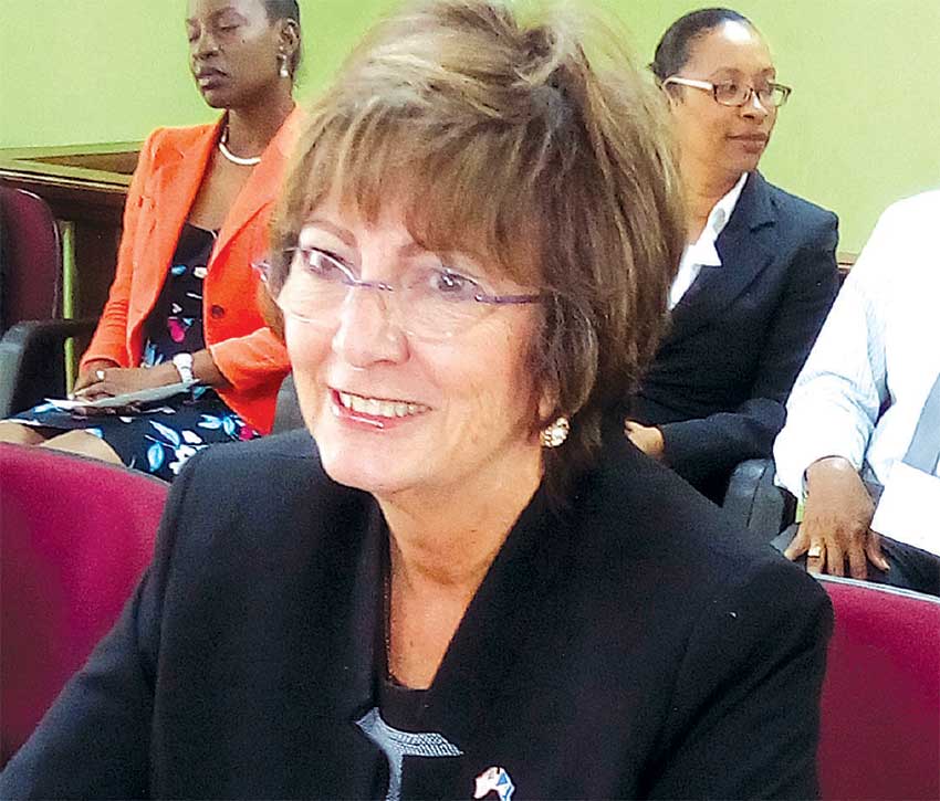 Image: US Ambassador to Barbados and the Eastern Caribbean Linda Tagliatatela. 
