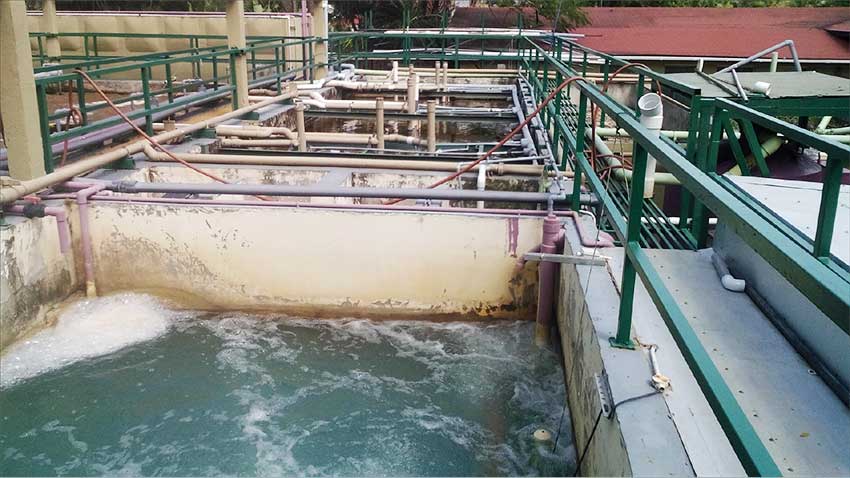 Image: Water treatment at Sandals.