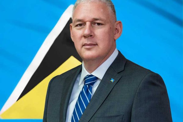 Image of Prime Minister and Minister for Finance, Economic Growth, Job Creation, External Affairs and the Public Service, Allen Chastanet