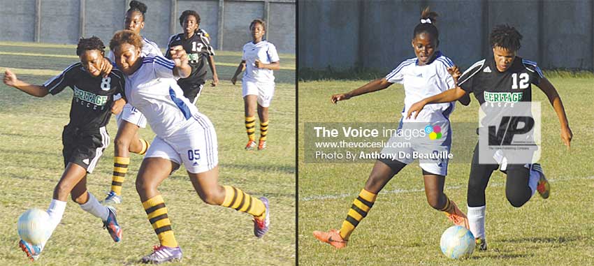 Image: Marchand and Soufriere in semifinal number one.  (PHOTO: Anthony De Beauville)