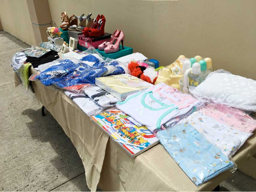 Image: An assortment of the items donated by Simplyhelp Foundation. 