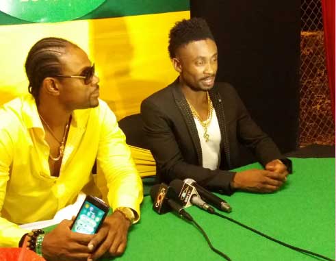 Image of Christopher Martin and D Major [PHOTO: Rochelle Gonzales]