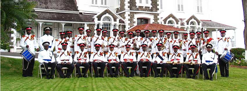 Image of the Royal Saint Lucia Police Band