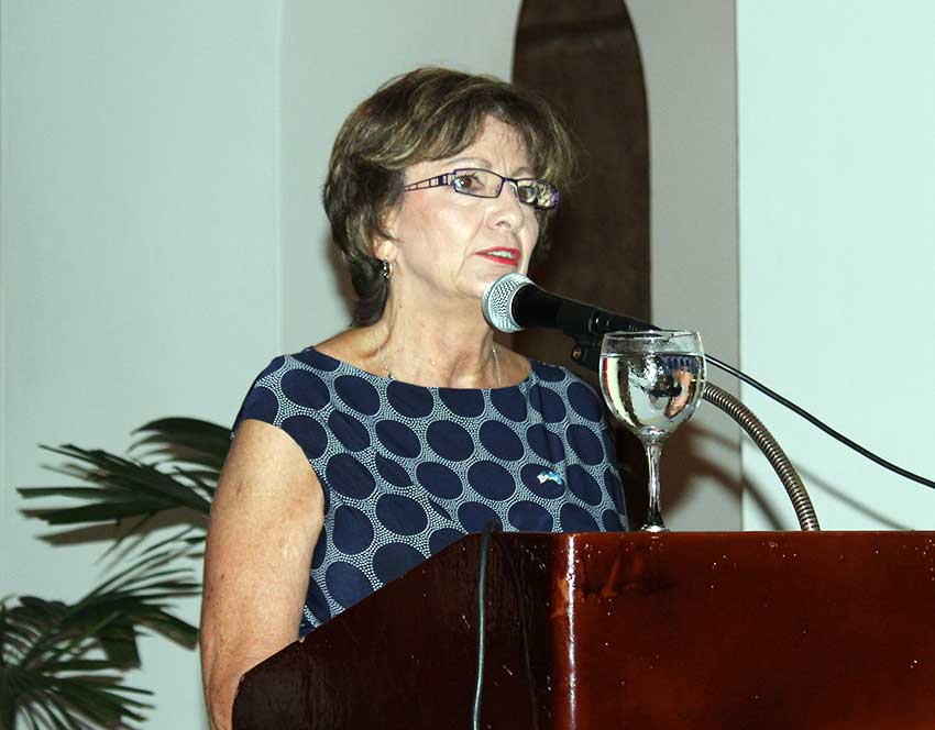 Image of United States Ambassador to Barbados and the OECS, Linda Taglialatela