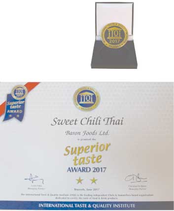 Image of Superior Taste Award