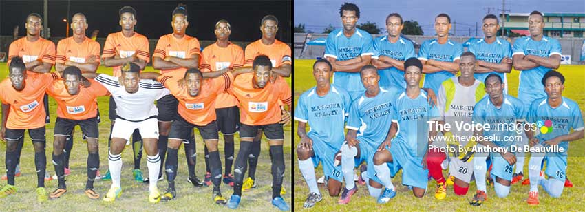 Image: (L-R) Canaries and Mabouya Valley will meet in quarterfinals number two. (PHOTO: Anthony De Beauville)