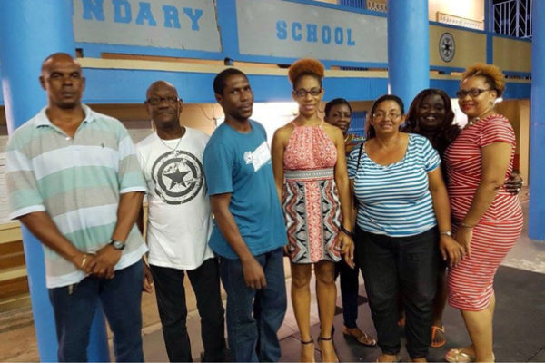 IMG: Members of the newly-elected Gros Islet SLP Constituency Group.